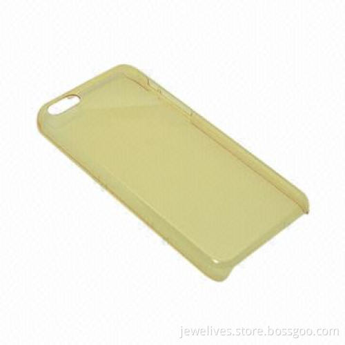 Crystal cases for iPhone Lite in light yellow